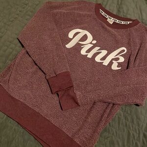 VS Pink oversized sweatshirt crew neck XS